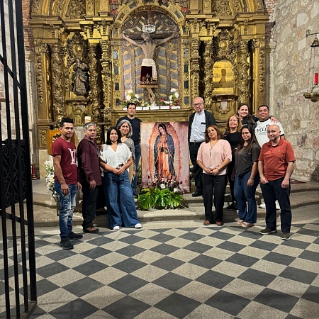 La virgen de Guadalupe, en los muros de la ermita del Cristo de Morales